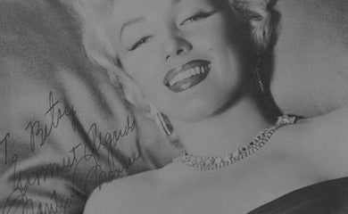 Jayne Mansfield Signed Photo Autograph